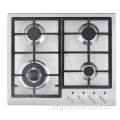 Fogão 60cm cooktop a gás embutido em 4 queimadores